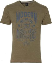 Lerros T-shirt - Modern Fit - Bruin - XL