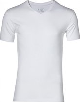 Jac Hensen T-shirt V-hals - Slim Fit -  Wit - XXL