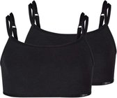 Tieners / Meiden | bustier | duo pack | zwart | 140