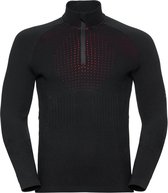 Odlo Midlayer 1/2 zip I-THERMIC ZWART - Maat M