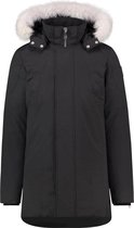 Purewhite -  Heren  Parka  Jas  - Zwart - Maat XL