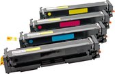 Print-Equipment Toner cartridge / Alternatief multi pack voor HP nr203X CF540X CF541X CF542X CF543X  | HP Color Laserjet Pro M254/ M254dw/ M254nw/ M280