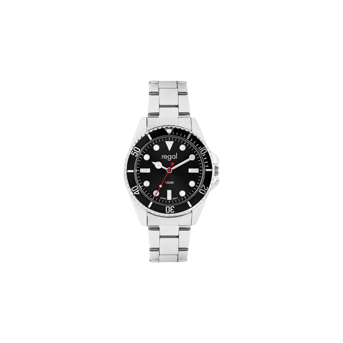 Regal heren horloge met stalen band