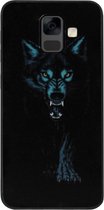 ADEL Siliconen Back Cover Softcase Hoesje voor Samsung Galaxy A6 (2018) - Wolf Stoer