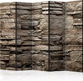 Kamerscherm - Scheidingswand - Vouwscherm - Beautiful Brown Stone II [Room Dividers] 225x172 - Artgeist Vouwscherm