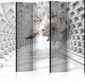 Kamerscherm - Scheidingswand - Vouwscherm - Flowers in the Tunnel II [Room Dividers] 225x172 - Artgeist Vouwscherm