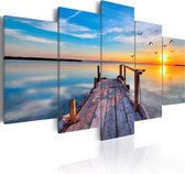 Schilderijen Op Canvas - Schilderij - Lake of Memories 200x100 - Artgeist Schilderij