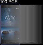 100 STKS Nokia 8 0,26 mm 9H Oppervlaktehardheid 2.5D Gebogen rand gehard glas displayfolie