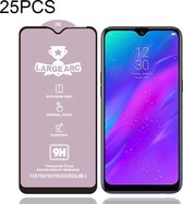 Voor OPPO Realme 3 25 PCS 9H HD High Alumina Full Screen Tempered Glass Film