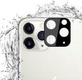 Voor iPhone 11 Pro Max 2 stks mocolo 0.15mm 9H 2.5D Round Edge achteruitrijcamera Lens gehard glasfilm (zwart)