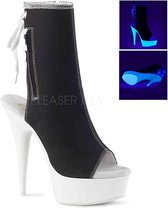 Pleaser Enkellaars -38 Shoes- DELIGHT-1018SK US 8 Zwart