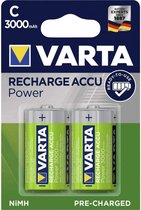 Varta - Recharge Accu 2x C-cell 3000 mAh