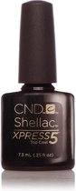 CND - Colour - Shellac - Xpress 5 - Top Coat - 7.3 ml