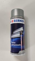 Berner Gegalvanizeerde Lak Zink Spray - Voor bescherming en reparatie van metalen oppervlakken - Uitstekende hechting - Corrosiebestendig - Hittebestendig