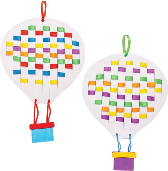 Pool helper ring Baker Ross Luchtballon weefsets (6 Stuk) Creatieve Knutselset Voor Kinderen  | bol.com