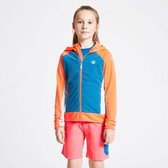 Dare 2b - Kids' Twofold Hooded Core Stretch Midlayer - Outdoorshirt - Kinderen - Maat 14 Jaar - Oranje