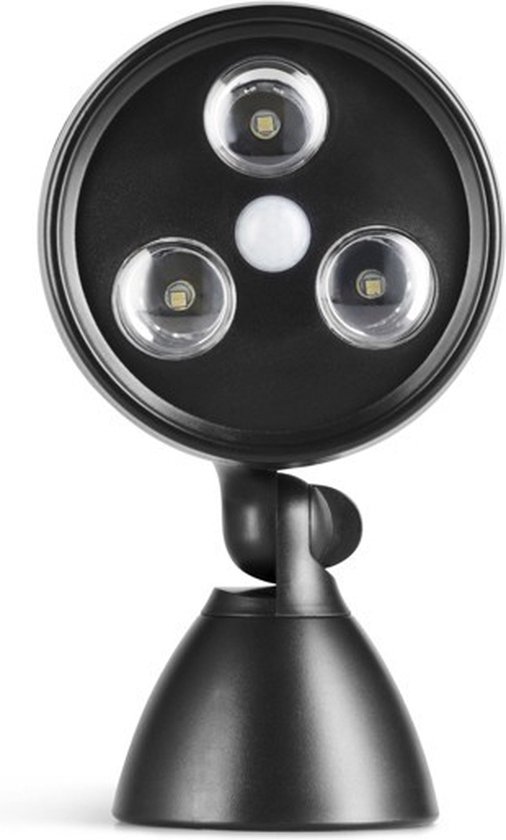 LED Lovers - Wandlamp - Buitenlamp - Bewegingssensor - Tuinverlichting - Zwart - 12 x 9,8 x 17,8 cm - Led Lovers