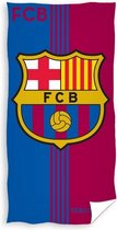 Fc Barcelona Strandlaken 70 X 140 Cm Katoen Blauw/rood