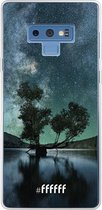 Samsung Galaxy Note 9 Hoesje Transparant TPU Case - Space tree #ffffff