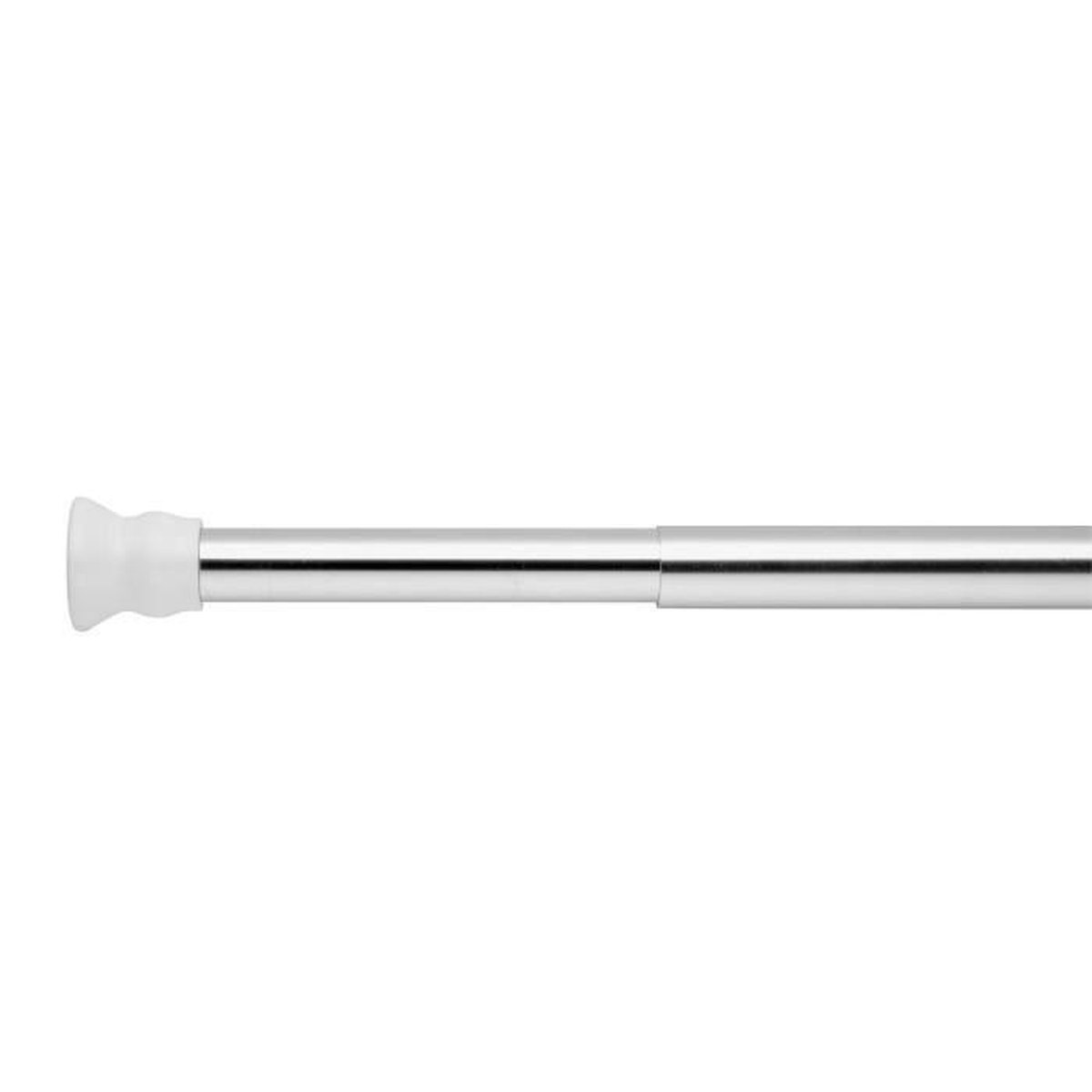 Orange85 Barre de douche extensible blanc 140-260 cm aluminium Accessoires  de