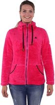 BJØRNSON ELIN Coral Fleece Vest 4 seizoenen Dames - Zacht - Rits - Maat 50 - Roze