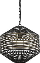 Light & Living Selena Hanglamp - Antiek Brons/Mat Zwart - Ø47x48,5cm