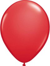 100x Qualatex ballonnen rood