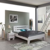 Bed Box Wonen - Massief beuken houten bed Roese Premium - 180x200 - Natuur gelakt