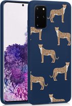 iMoshion Design voor de Samsung Galaxy S20 Plus hoesje - Luipaard - Blauw
