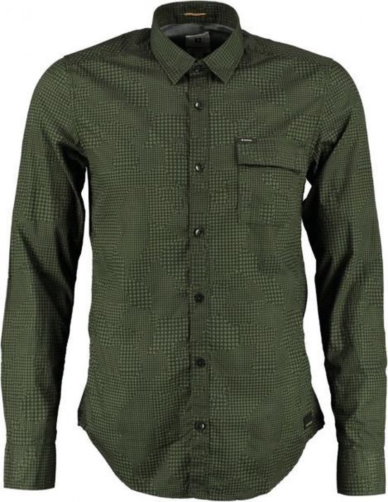 Garcia groen overhemd - valt kleiner - Maat S | bol.com