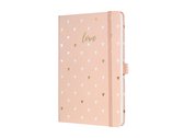 Sigel notitieboek - Jolie - A5 - 174 pagina's - 80 grams - lijn - Pink Love - SI-JN335