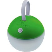 Rubytec Bulb USB lantaarn - 10.2 x ø 8 cm - 3 Lichtsterktes - Oplaadbaar via USB - Spatwaterdicht - Buitenlamp - Buitenverlichting - Geen Batterijen - Hanglantaarn - ABS - Campinglamp - Groen