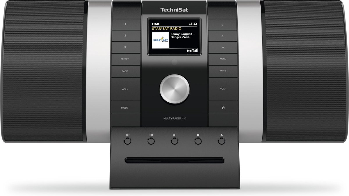 TechniSat multyradio 4.0 zwart/zilver