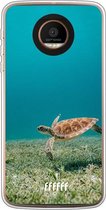 Motorola Moto Z Force Hoesje Transparant TPU Case - Turtle #ffffff