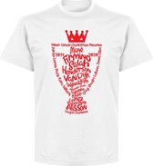 Liverpool Kampioens T-Shirt 2020 - Wit - XXL