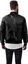Urban Classics Bomber jacket -2XL- Camo Basic Zwart/Grijs