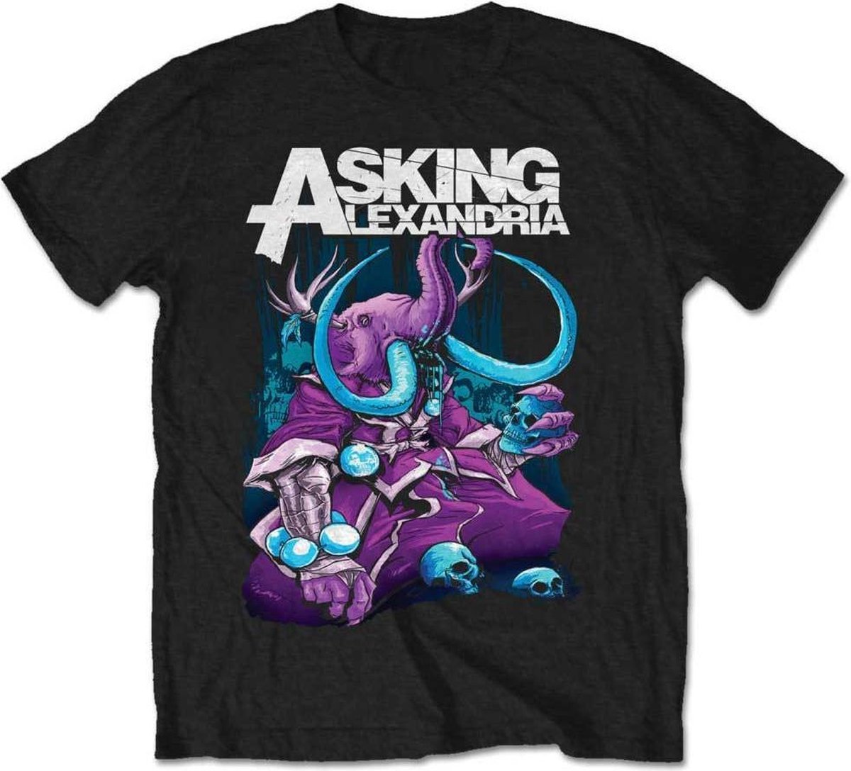 Afbeelding van product Rock Off  Asking Alexandria Heren Tshirt -XXL- Devour Zwart  - maat XXL