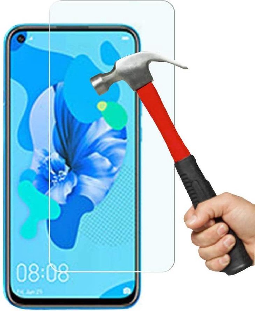 Geschikt Voor: Huawei P20 Lite 2019 Screen Protector [2-Pack] Tempered Glas Screenprotector