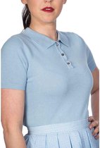 Dancing Days Top -S- SUMMER POLO GIRL Blauw