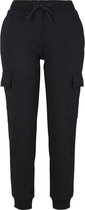 Urban Classics Dames joggingbroek -3XL- Cargo Zwart