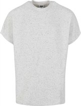 Urban Classics Heren Tshirt -XL- Cut On Sleeve Naps Interlock Grijs
