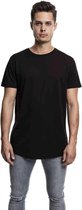 Urban Classics Heren Tshirt -5XL- Shaped Long Zwart