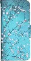 Hoesje Met Pasjeshouder Geschikt voor Nokia 2.3 - Design Softcase Bookcase (Binfen) smartphone - Meerkleurig / Blossom