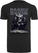Urban Classics Rammstein Heren Tshirt -2XL- Rammstein Band Photo Zwart