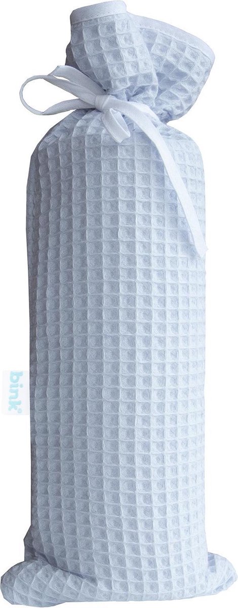Goedkoopste BINK Bedding Kruikenzak Wafel (Pique) blue