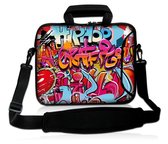 Laptoptas 11,6 inch hiphop graffiti - Sleevy