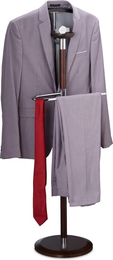 Relaxdays dressboy - kledingstandaard kleerstandaard - - kleding butler | bol.com