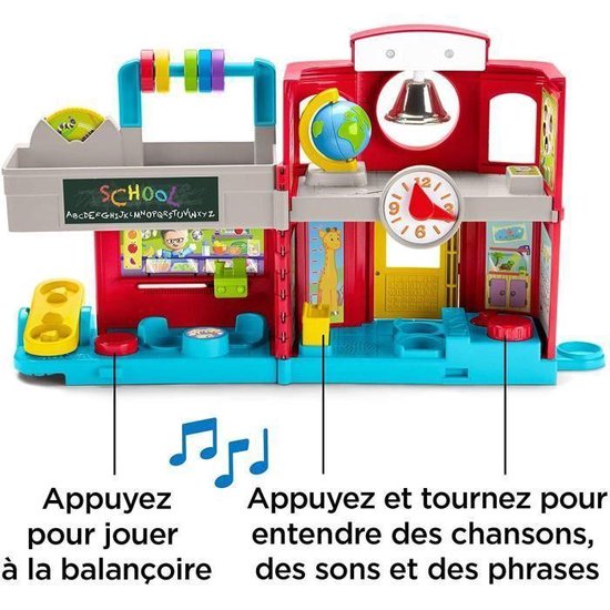 Thumbnail van een extra afbeelding van het spel VISSER-PRIJS Little People l'école - Figuur voor baby - van 12 maanden tot 5 jaar oud