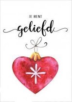 Cadeaubord kunststof 27x19cm  - Je bent geliefd