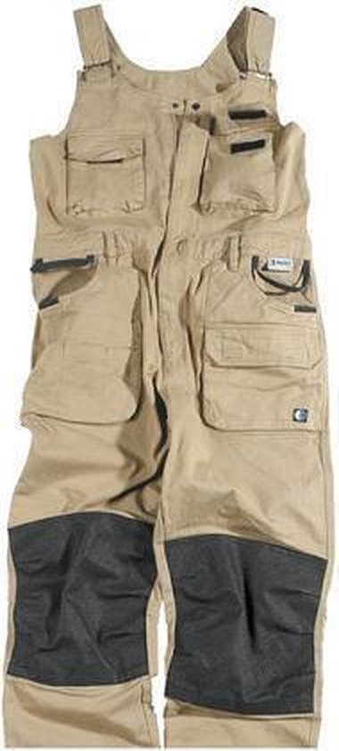 Beckum Workwear EBBT04 Basis bodybroek met B-Protect knie Khaki XS